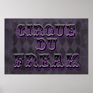 Poster Jacquard gothique Cirque Du Freak