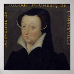 Poster Jacqueline de Rohan, Duchesse de Longueville