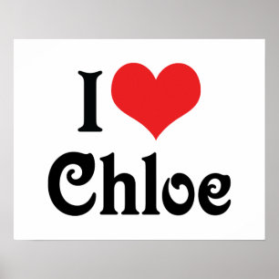 Poster J'adore Chloe