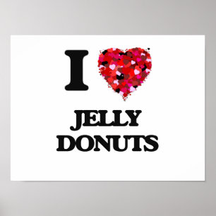 Poster J'adore Jelly Donuts