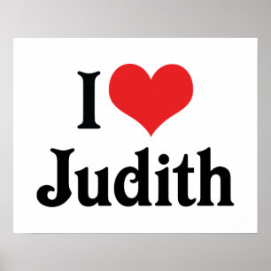 Poster J'adore Judith