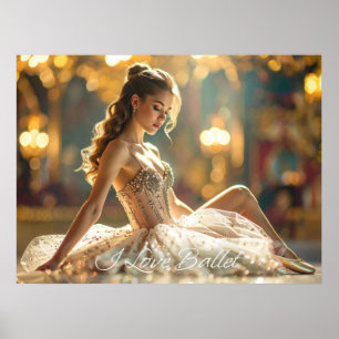 POSTER J'ADORE LE BALLET - BALLET & DANSE