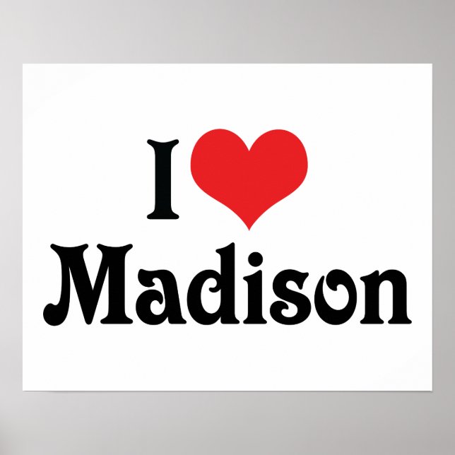 Poster J'adore Madison (Devant)