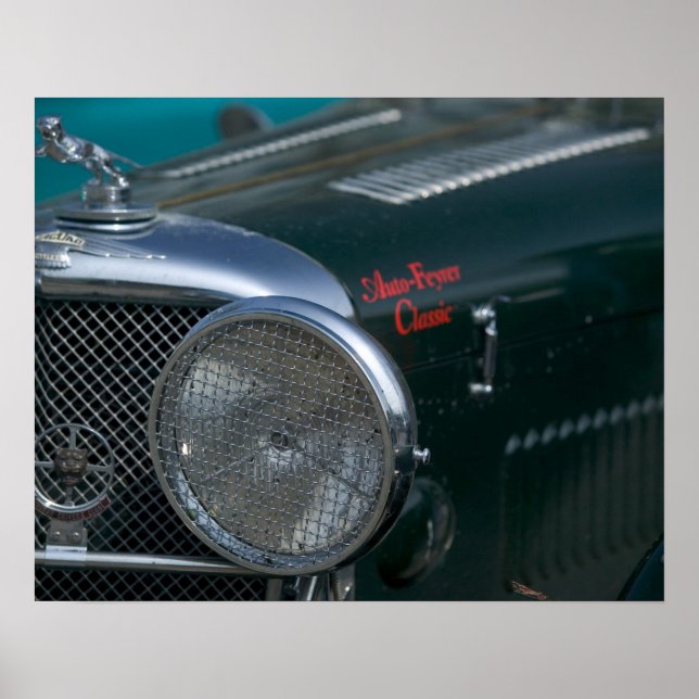 Poster jaguar antique (Devant)