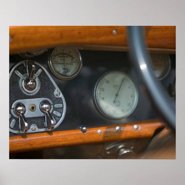 Poster jaguar antique 2 (Devant)