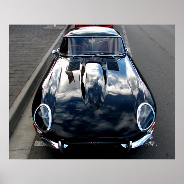 Poster Jaguar E (Devant)