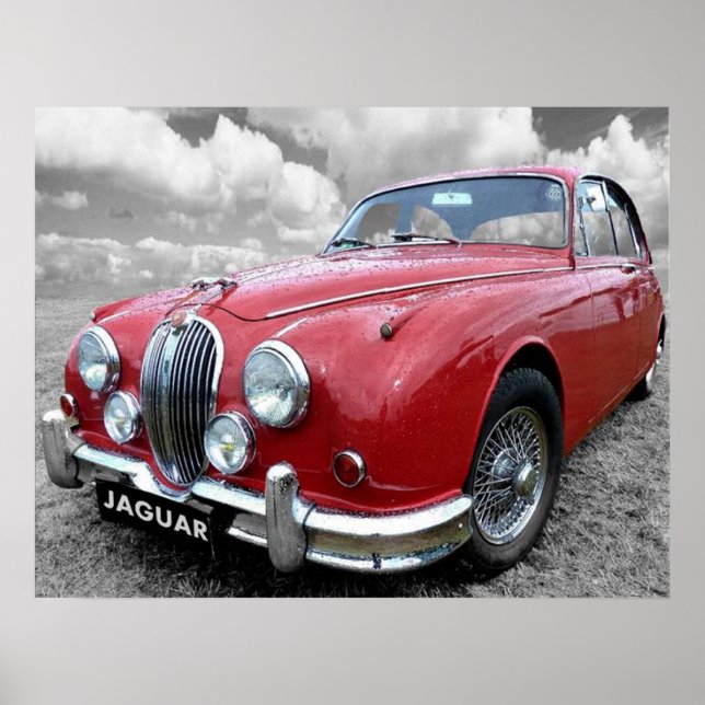 Poster Jaguar Mark 2 (Devant)