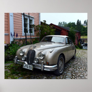Poster Jaguar Mark 2 à Porvoo, Finlande