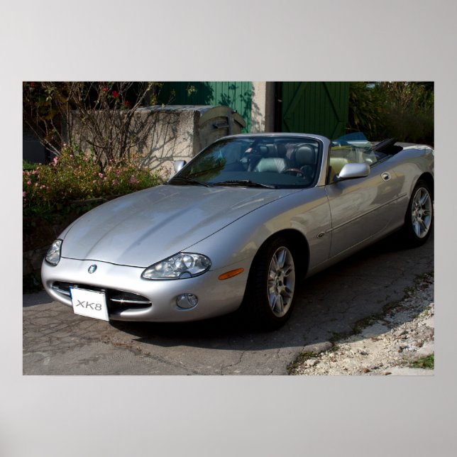 Poster Jaguar XK8 Cabriolet (Devant)