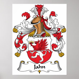 Poster Jahn Family Crest