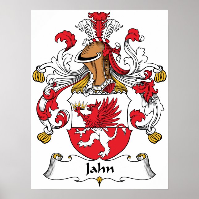 Poster Jahn Family Crest (Devant)