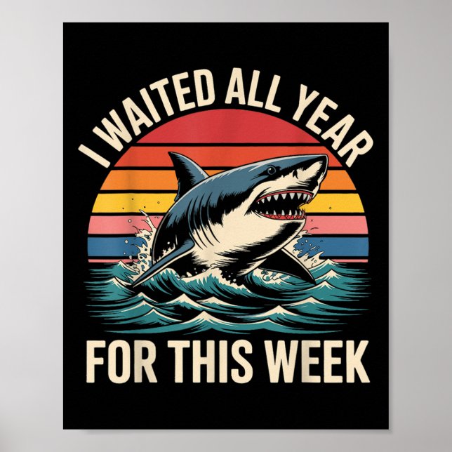 Poster J'Ai Attendu Toute L'Année Pour Cette Semaine - Sh (Devant)