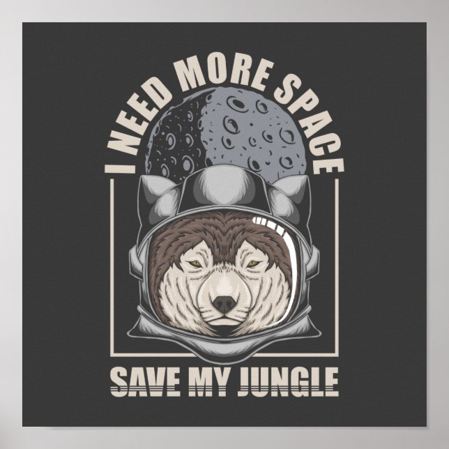 Poster J'Ai Besoin De Plus D'Espace (Devant)