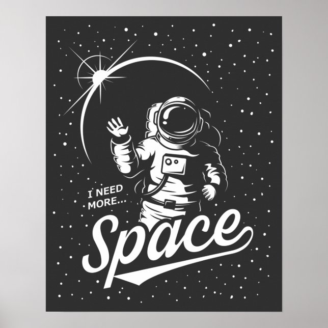 Poster J'Ai Besoin De Plus D'Espace (Devant)