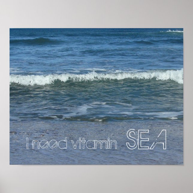 Poster J'ai besoin de vitamine SEA (Devant)