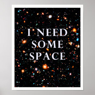 Poster J'Ai Besoin D'Espace