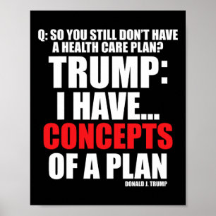Poster J'Ai... Concepts D'Un Plan Votant Trump 2024 Ele