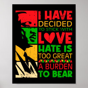 Poster J'ai décidé de m'en tenir à l'amour Martin Black l