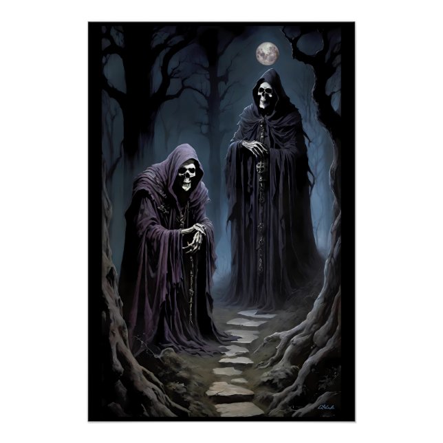 Poster J'ai des frissons au clair de lune pâle (Devant)