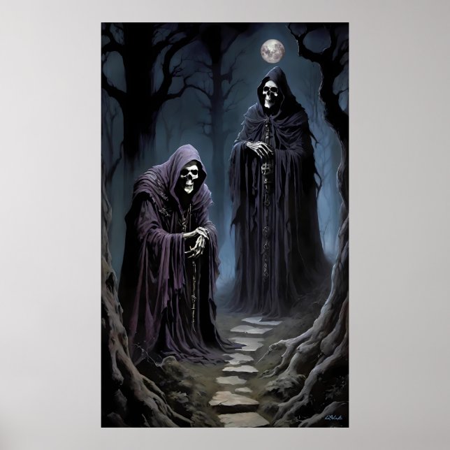 Poster J'ai des frissons au clair de lune pâle (Devant)