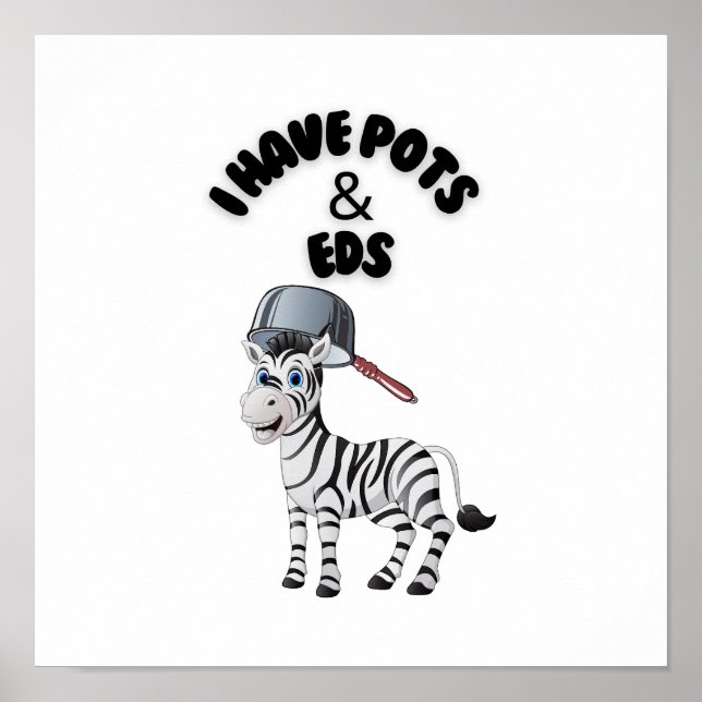 Poster J'ai des POTS & EDS (Devant)