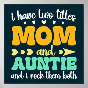Poster J'ai deux titres Maman et Tante Tante Tante de la