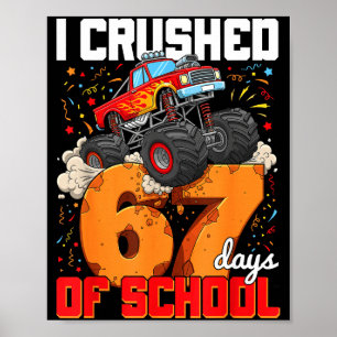 Poster J'ai écrasé 67 jours d'école Génération Alpha Argo