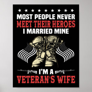 Poster J'ai épousé la mienne Je suis la femme d'un vétéra