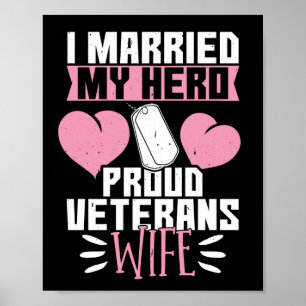 Poster J'ai épousé ma femme héroïque des vétérans