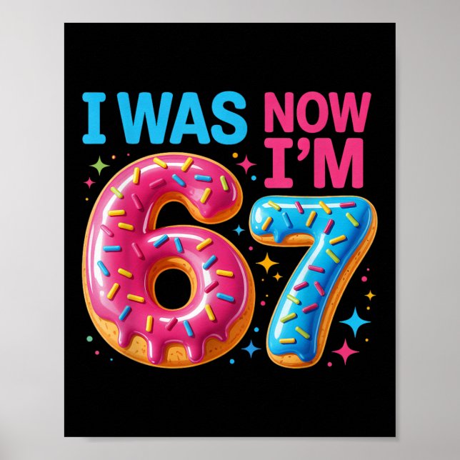 Poster J'ai eu 7 ans pour mon anniversaire J'avais 6 ans  (Devant)
