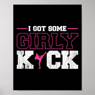 Poster J'ai fait du kickboxing féminin