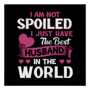 Poster J'Ai Juste Le Meilleur Mari Au Monde