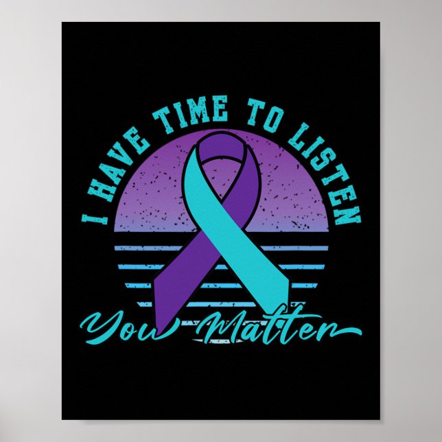 Poster J'Ai Le Temps De Vous Écouter Problème Prévention  (Devant)