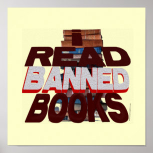 Poster J'Ai Lu L'Affiche Des Livres Interdits