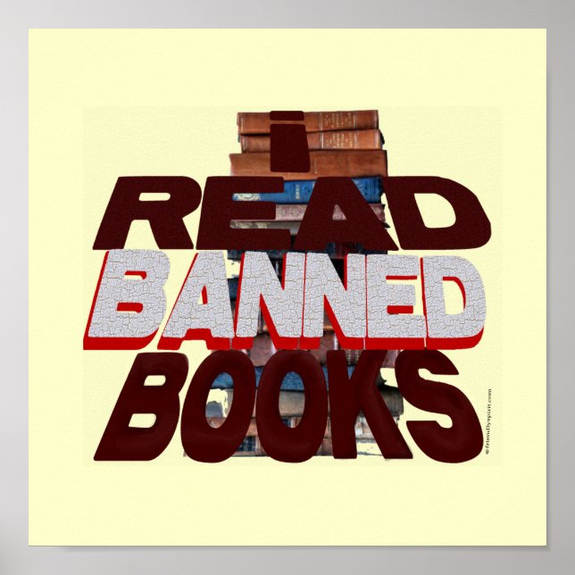 Poster J'Ai Lu L'Affiche Des Livres Interdits (Devant)