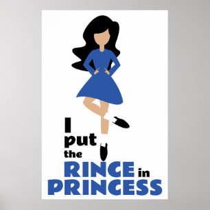 Poster J'ai mis le coing dans la princesse Black Hair Dan