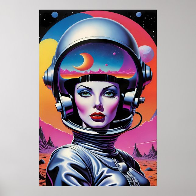 Poster J'ai quitté mon coeur dans l'espace (Devant)