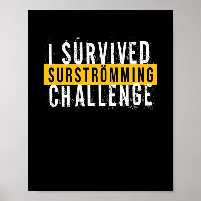 Poster J'ai survécu (Devant)