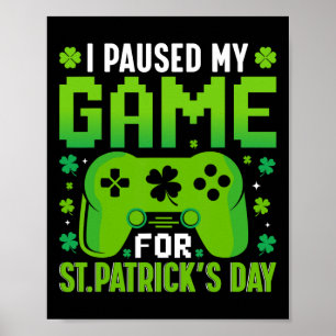 Poster J'Ai Suspendu Mon Jeu Pour Les Jeux Vidéo Jour de 