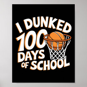 Poster J'ai Trempé 100 Jours D'école Croquis 100ème Jour