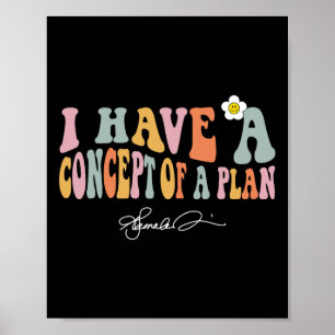 Poster J'Ai Un Concept De Plan Kamala Débat Élection