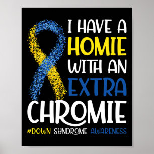 Poster J'Ai Une Maison Avec Un Syndrome De Chromie Supplé