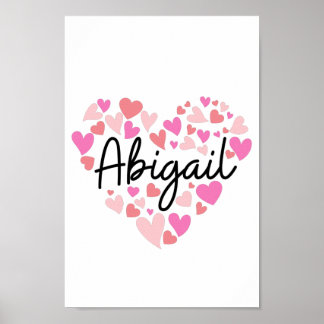 Poster J'aime Abigail