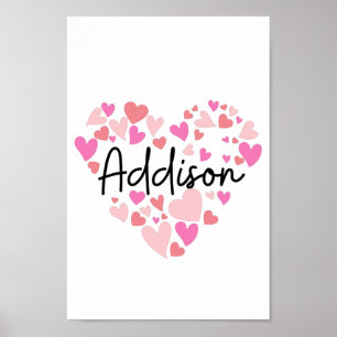 Poster J'aime Addison