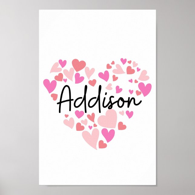 Poster J'aime Addison (Devant)