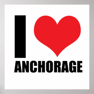 Poster J'aime Anchorage