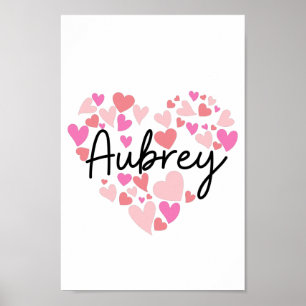 Poster J'aime Aubrey