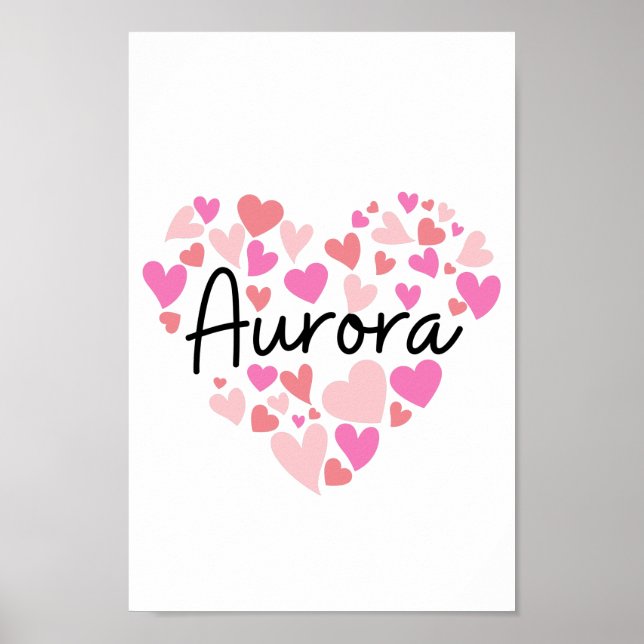 Poster J'aime Aurora (Devant)