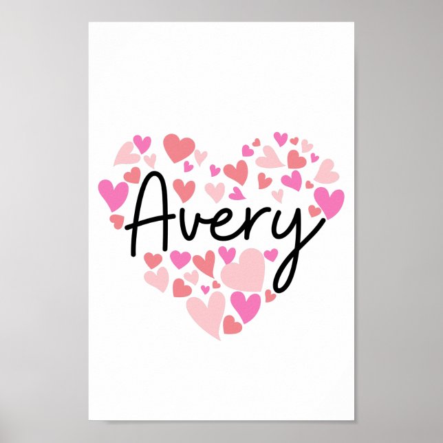 Poster J'aime Avery (Devant)