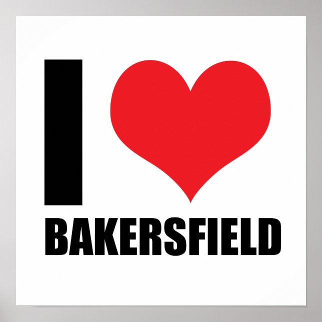 Poster J'aime Bakersfield (Devant)